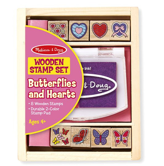 Melissa &amp; Doug Creative Set - Stamps, Butterflies and Hearts