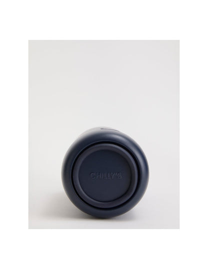 Chilly's Series 3 Flip Μπουκάλι Θερμός Ανοξείδωτο BPA Free 500ml Astral Navy Blue με Επιστόμιο, Θηλιά και Καλαμάκι