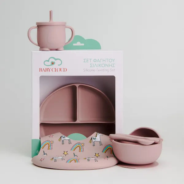 Σετ Φαγητού Ροζ 6τμχ. – Μονόκερος