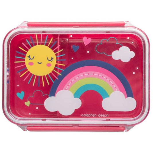 Stephen Joseph Food Container, Bento Box, Rainbow