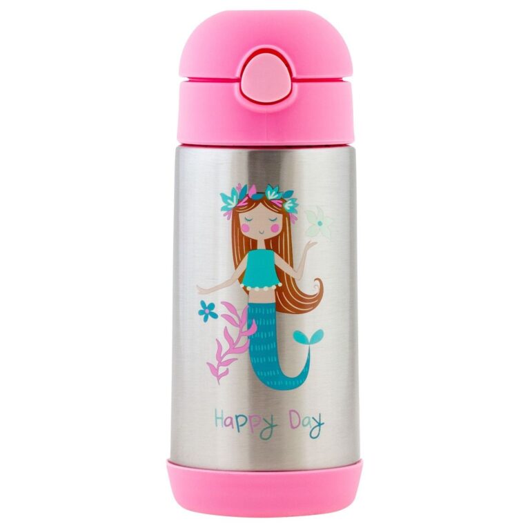 Stephen Joseph Children's Stainless Steel Water Bottle, Mermaid