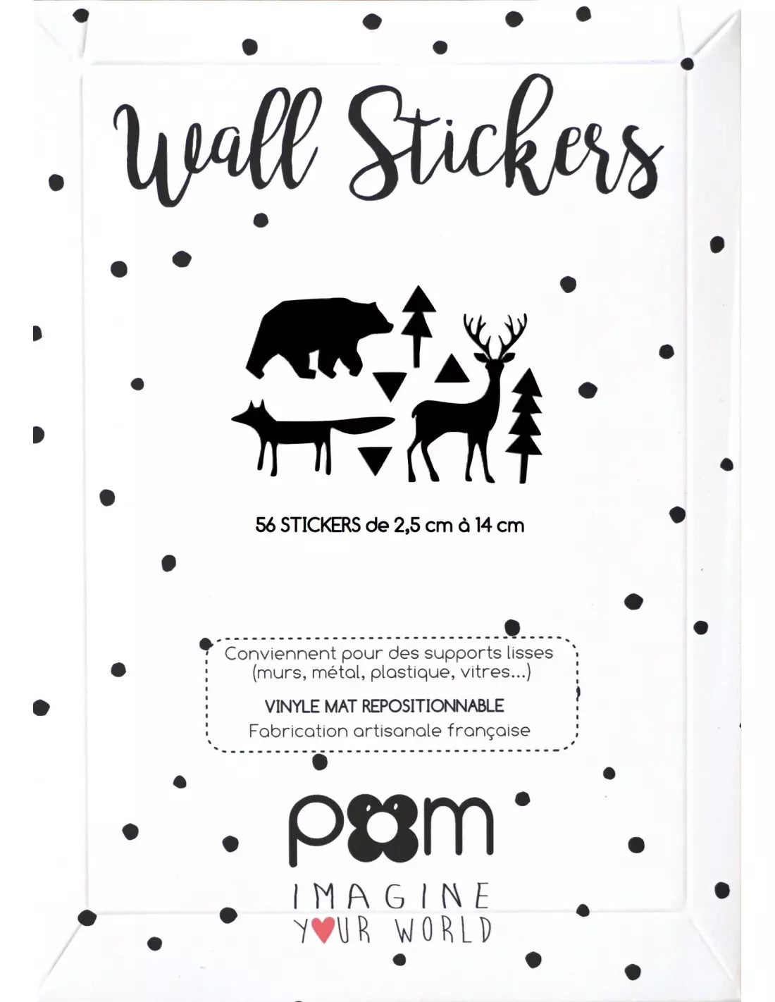 Pom Le Bonhomme Wall Stickers Black Forest