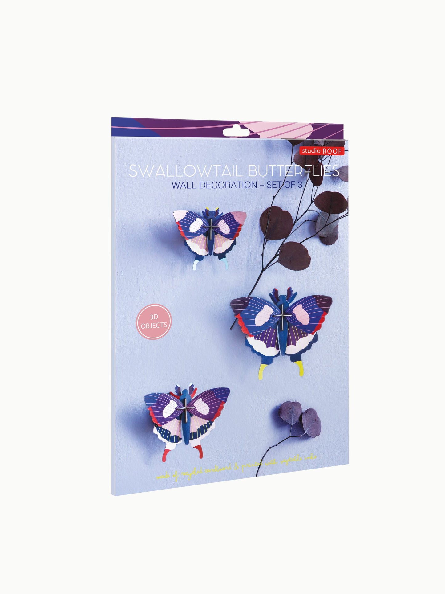 Studio ROOF Διακοσμητικό τοίχου -Swallowtail Butterflies, set of 3