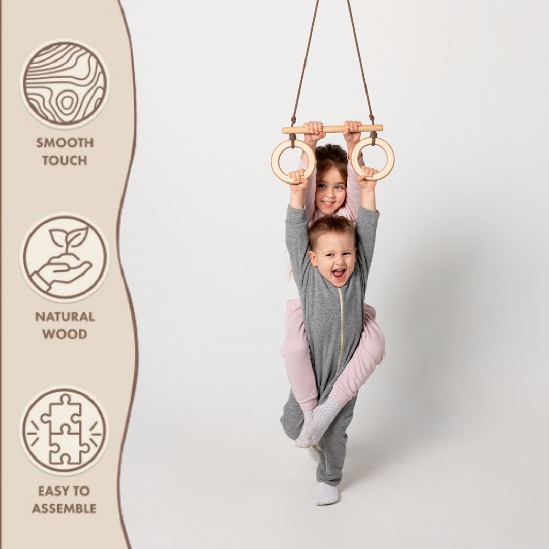 Aerobic swing with rings