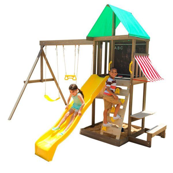 Newport Kidkraft Playset Wooden Outdoor Activity Tower