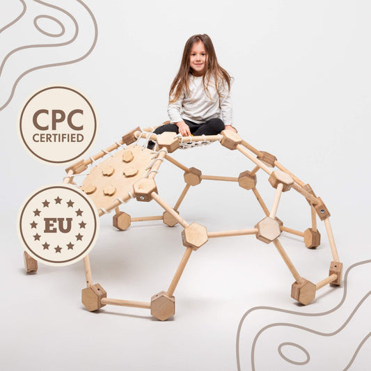 Wooden climbing frame Geodome / Climbing dome for children 2-6 years old.