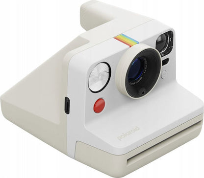 Polaroid Now Gen 3 Pebble White + Color Film Pack (8 photos)