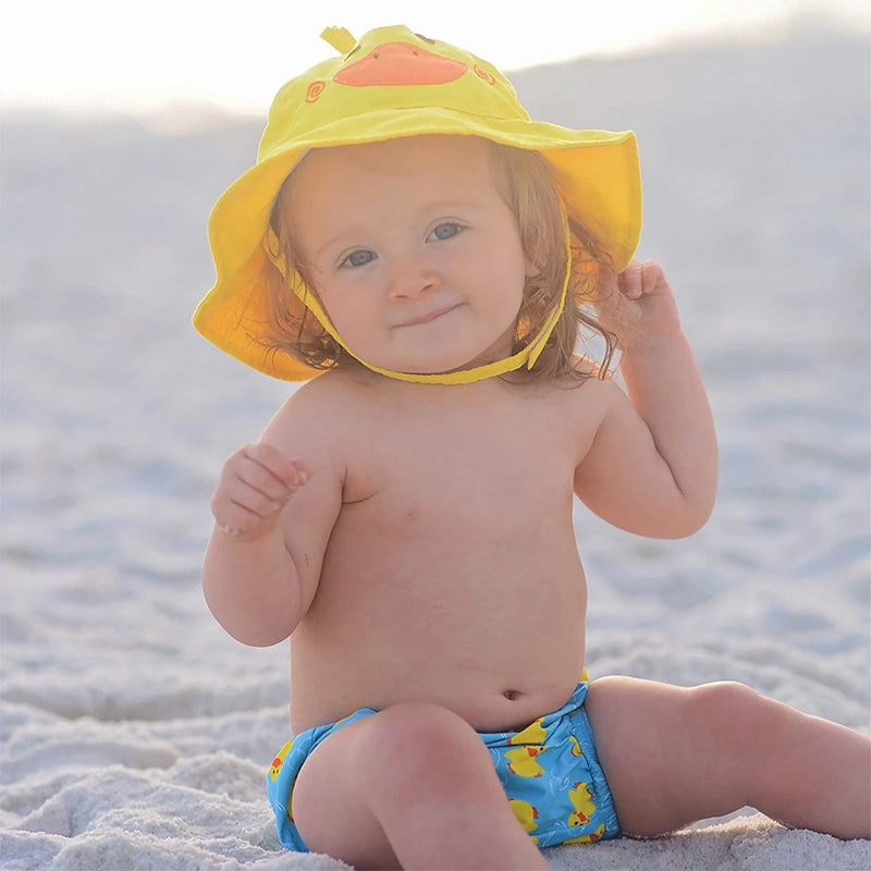 Zoocchini Swimwear and Hat Set UPF50+ Duckling